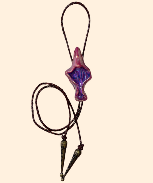 Iris Pussy Bolo Tie