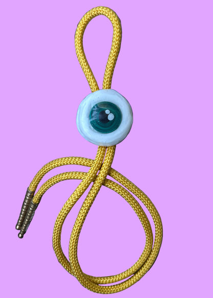 Green Eyed Bolo Tie